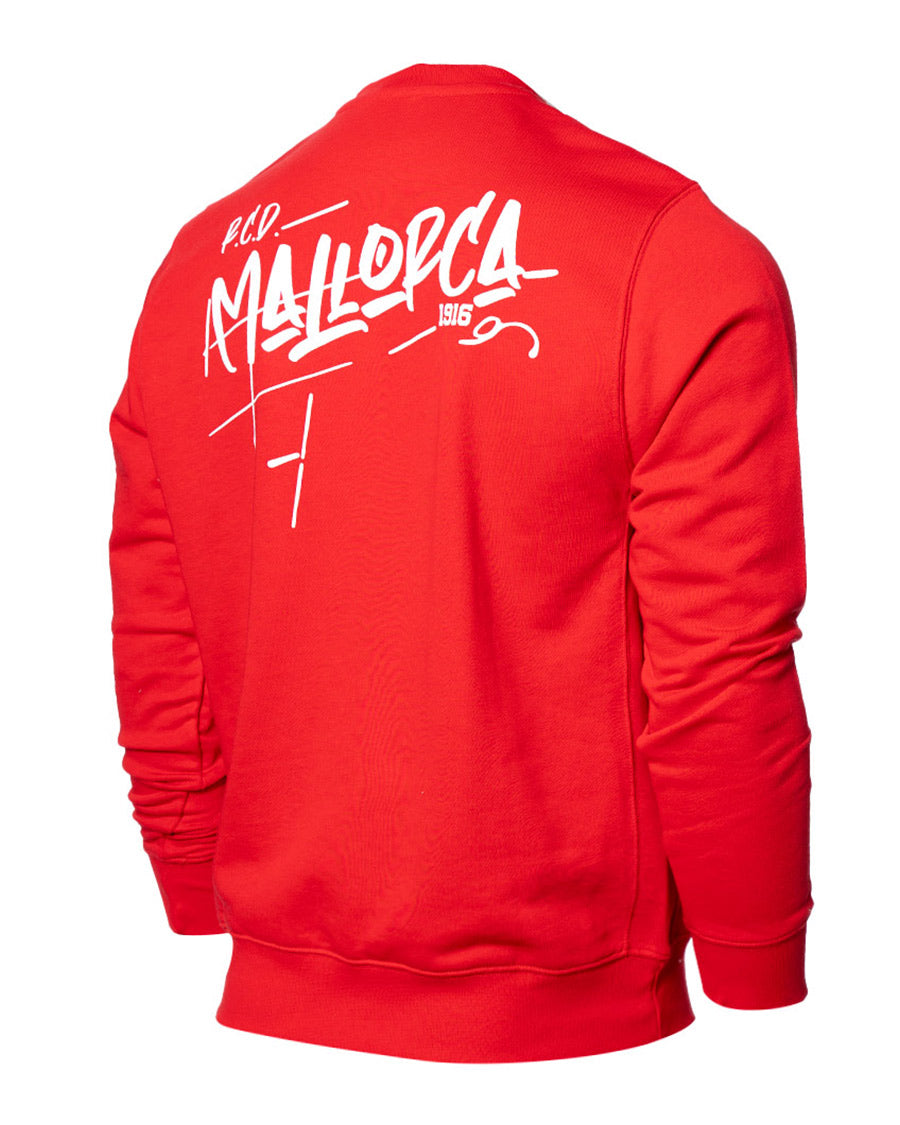 Sudadera RCD Mallorca Fanswear University Red White