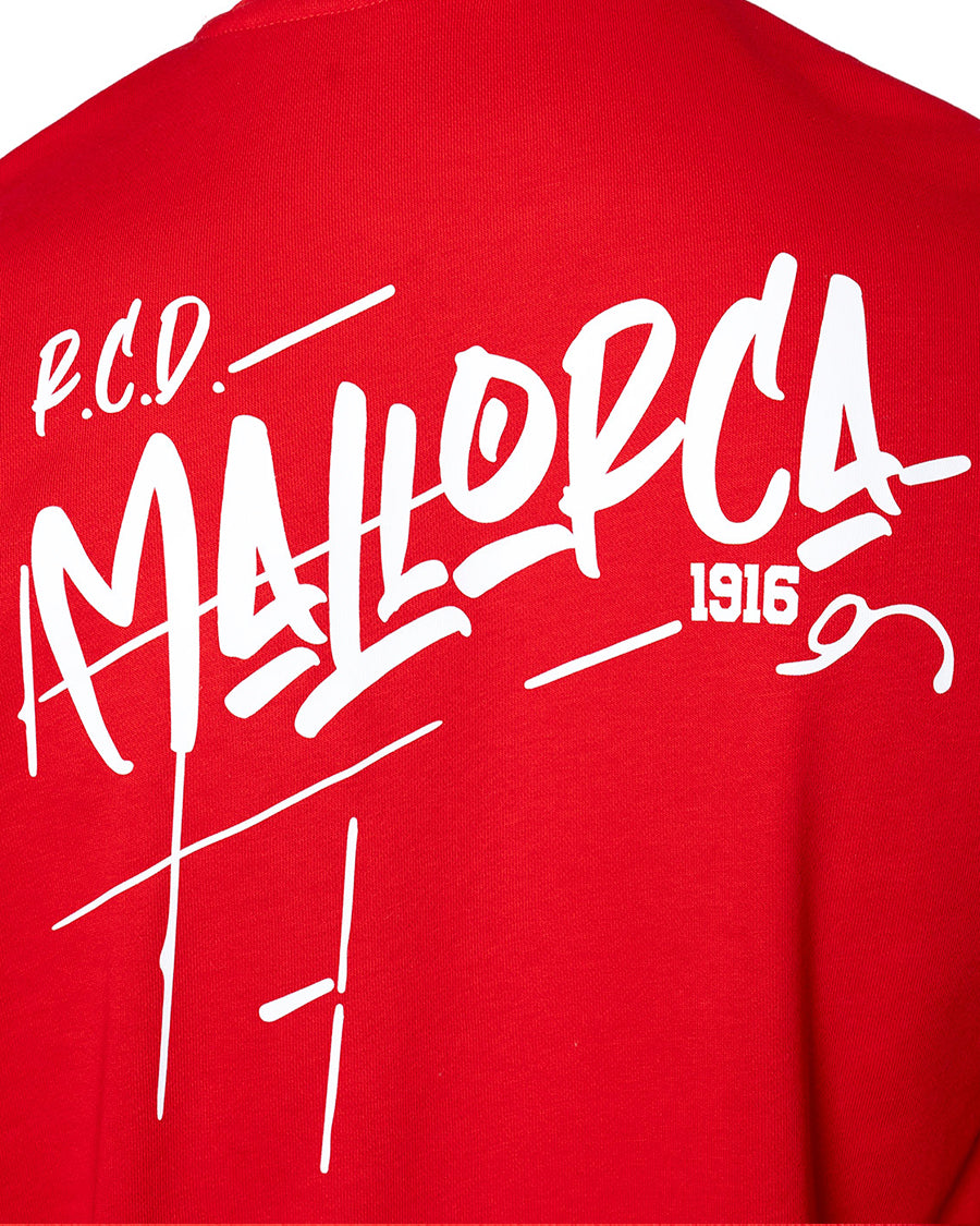 Sudadera RCD Mallorca Fanswear University Red-White