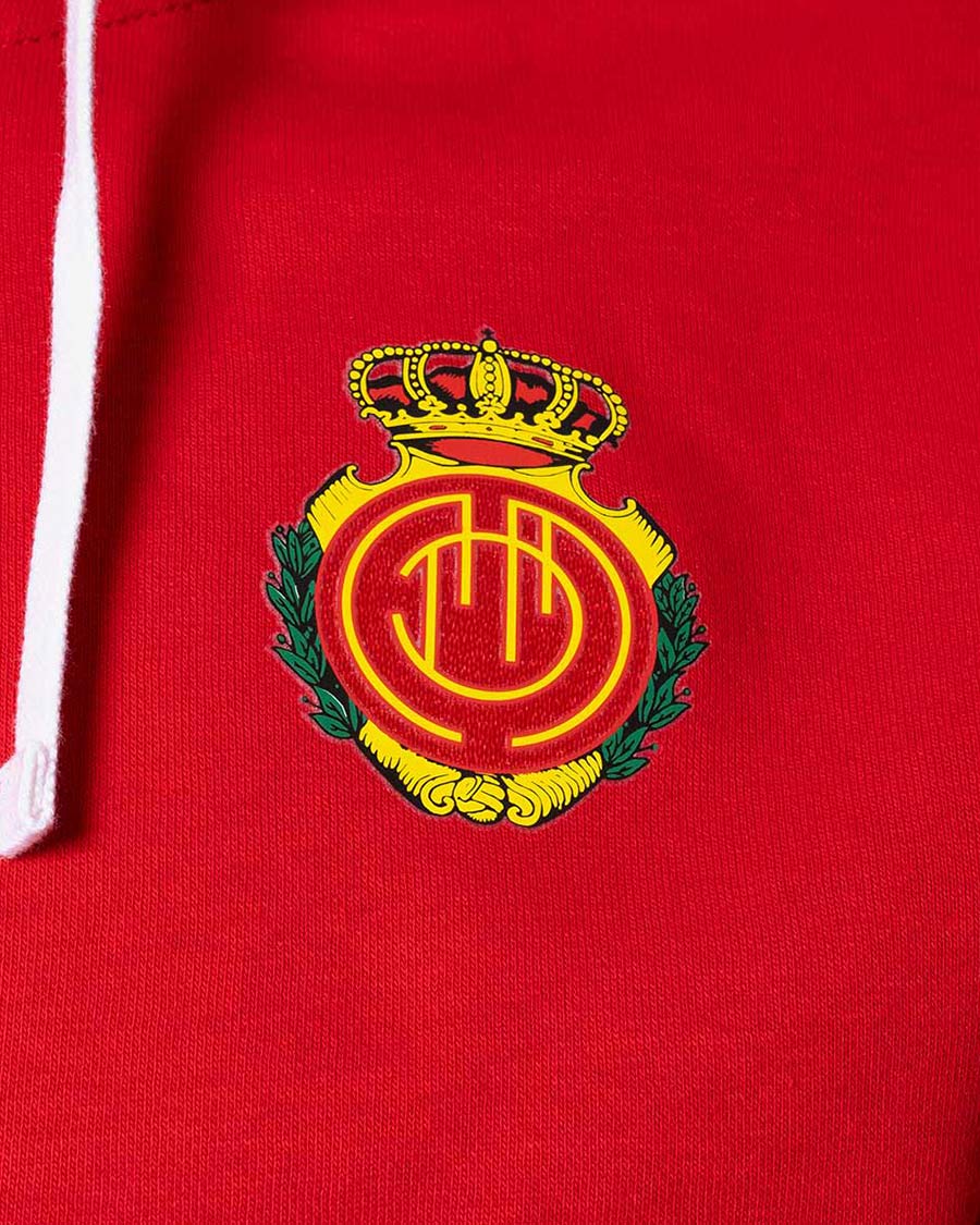 Chaqueta RCD Mallorca Fanswear Hoodie 2023-2024 - Red-White Niño