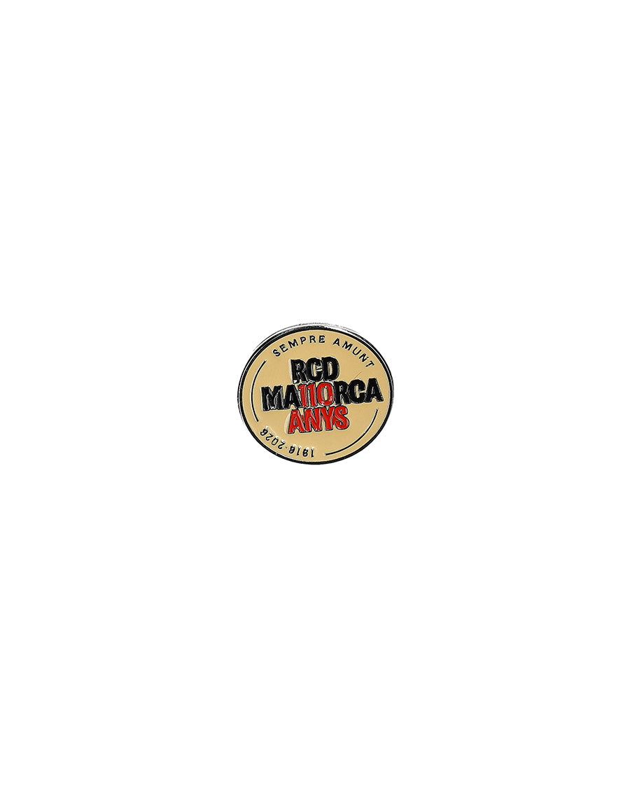 Pin Metálico 110º Aniversario Dorado