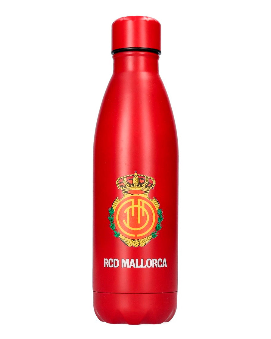 Botella RCD Mallorca Metálica Escudo