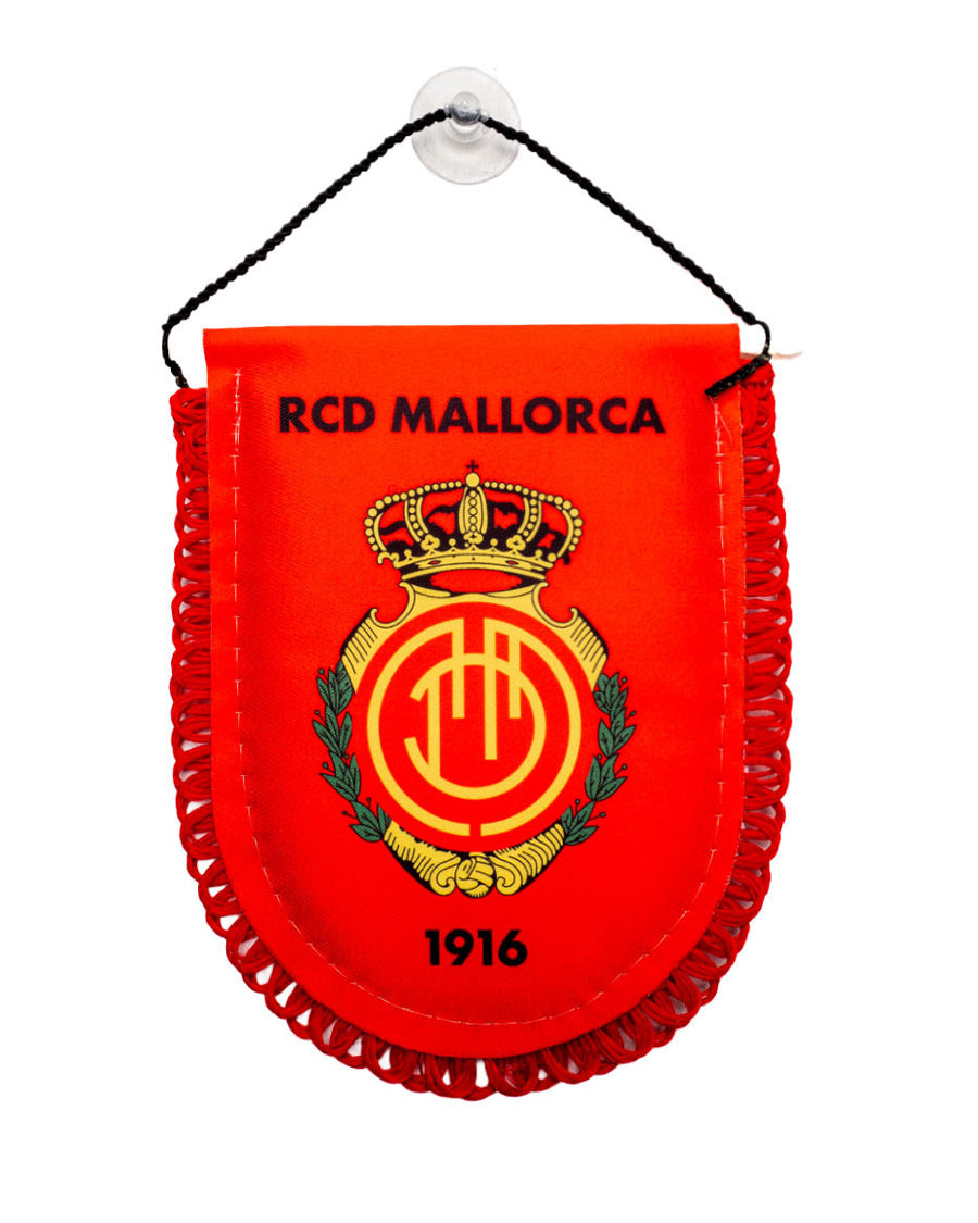 Banderín RCD Mallorca Escudo Con Ventosa