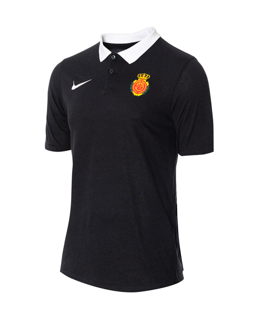 Kinder RCD Mallorca Fanswear Polo Shirt 2023-2024 Schwarz-Weiß